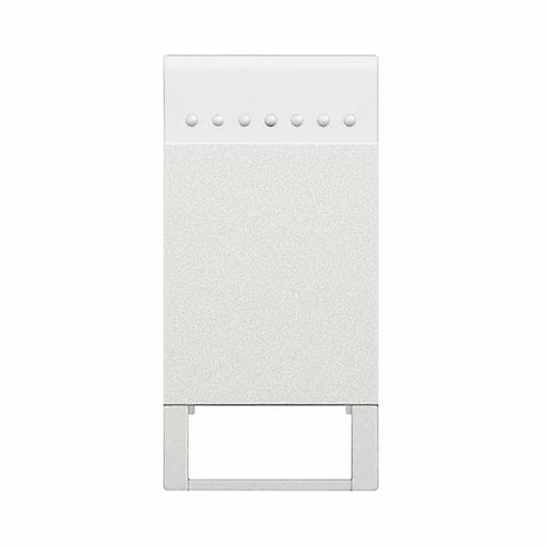 Interruptor Bticino personalizable N4915TN Bticino Teclas basculantes personalizables 1 módulo blanco 10uds Living Light