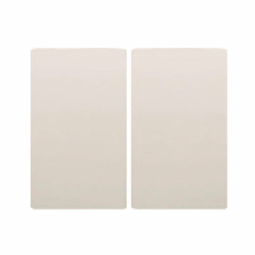 Tecla doble para mecanismos Iris BJC - color blanco 