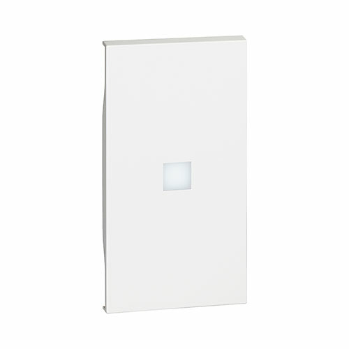 Bticino Tecla iluminable para mecanismos blanco Living Now KW01M2X Bticino Tecla iluminable para mecanismos 2 módulos color blanco Living Now