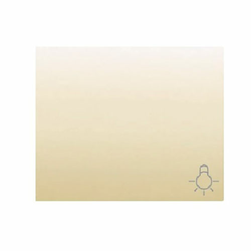 Tecla pulsador simbolo luz Iris BJC - color beige 