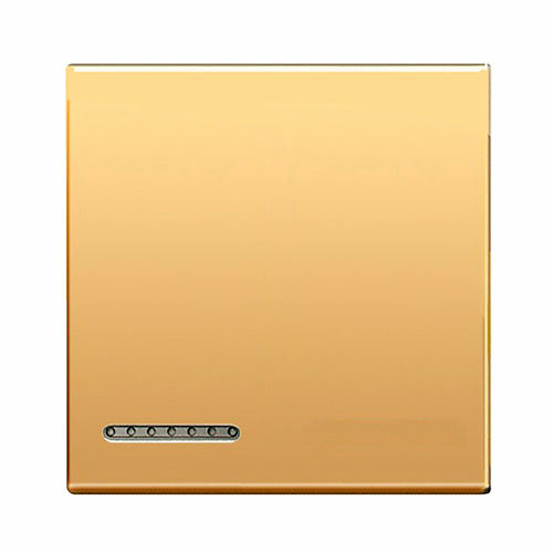 Interruptor Bticino Living Light oro LN4931M2OC Interruptor Bticino Teclas iluminables 2modulos oro 10uds Living Light