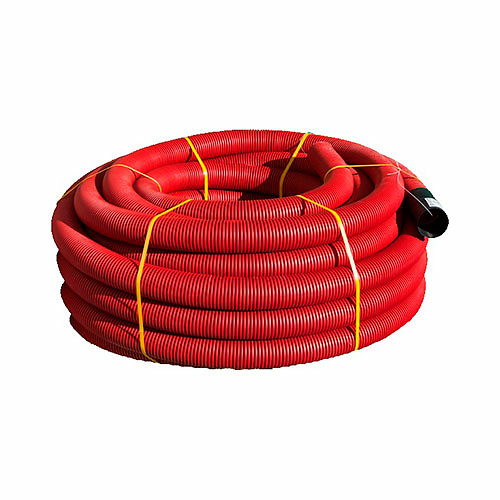 tubo doble pared decaplast m40 rojo dcplastm40-1 Tubo doble pared decaplast M40 rojo 50 metros