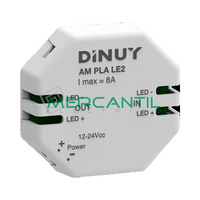 Amplificador para Control de Tiras LED 8A DINUY