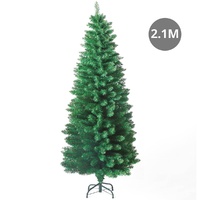 Arbol de navidad artificial tipo lapiz Bousso 2,1M 750 ramas