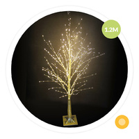 Arbol decorativo LED Sirka 1,2M Dorado