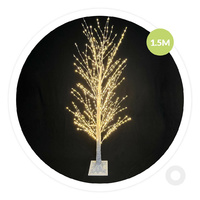 Arbol decorativo LED Sirka 1,5M Negro