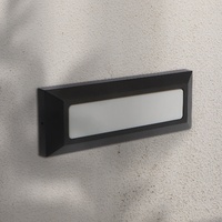 Baliza de Superficie Led Wall Long Rectangular Negro 5W IP54  4000K