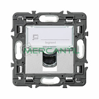 Base Informatica RJ45 UTP Categoria 6 Valena Next LEGRAND - Color Aluminio