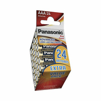 Blíster 24 pilas alcalinas multipacks AAA/LR03 Pro Power Panasonic