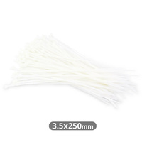 Bolsa 100u bridas 100 nylon 250x3.6mm Natural