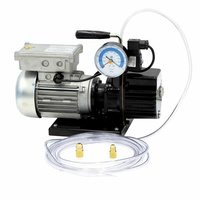 Bomba vacio doble efecto Atex 180 L/M con vacuometro & solenoide