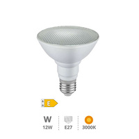 Bombilla LED PAR30 12W E27 3000K IP65