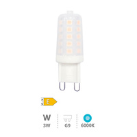 Bombilla LED SMD 3W G9 6000K