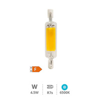 Bombilla lineal LED COB 78mm R7s 4,5W 6500K