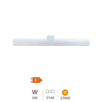 Bombilla linestra LED 5W S14d 2700K