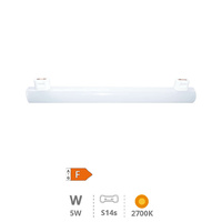 Bombilla linestra LED 5W S14s 2700K