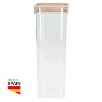 Bote de cocina apilable 1,90L Gris - Retractil 12uds