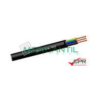 CABLE NEGRO RV-K 0,6/1KV 2X16 100 metros