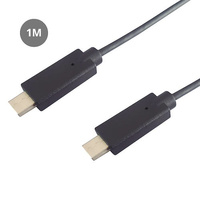 Cable USB Tipo C 2.0 a USB Tipo C - 1M