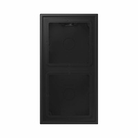 Caja de superficie doble 152x81x47mm negro mate LS990 Jung