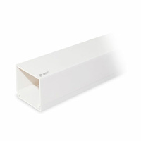 Canaleta fijación a tornillo PVC 40x100mm 2 metros blanco IP40 GSC