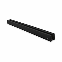 Carril 3 vías 1 metro para foco carril LED negro GSC