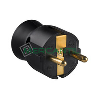 Clavija de Enchufe con Salida de Cable Recta 2P+T 16A LEGRAND