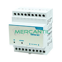 Concentrador de Impulsos para Contadores DIN 4 Modulos CONTAX NET ORBIS