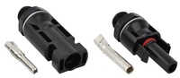 Conector MC4 macho para panel fotovoltaico. Cable: 8-10mm2. 60-80A, 1000VDC