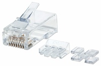 Conector Macho UTP CAT6A 50" con guía