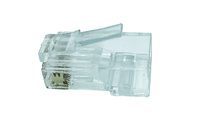 Conector RJ45 UTP CAT6 rígido/flexible 