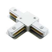 Conector en T Para Carril Monofásico Blanco