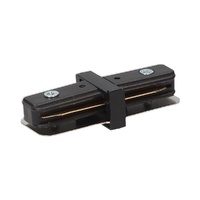 Conector recto para foco monofasico Negro