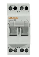 Conmutador modular de maniobra 1-0-2, 2 polos, 32 A