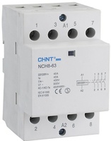 Contactor conex.tornillos modular 63A 1NA+1NC 24Vca