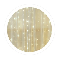 Cortina LED luminosa 3x2M Luz fria