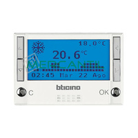 Cronotermostato Electronico Diario/Semanal 3 Modulos Axolute BTICINO