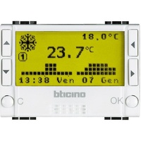 Cronotermostato de Empotrar 3 Modulos Living Light BTICINO