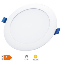 Downlight empotrable LED redondo Belur 12W 4000K Blanco                                             