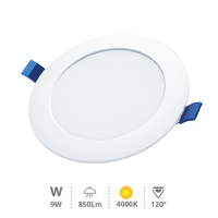 Downlight empotrable LED redondo Belur 9W 4000K Blanco                                              