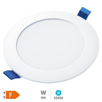 Downlight empotrable LED redondo Belur 9W 6500K Blanco                                              