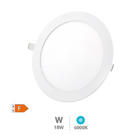 Downlight empotrable LED redondo Virey 18W 6500K Blanco