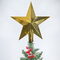 Estrella de navidad árbol Alasia Dorado