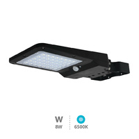 Farola solar LED Ornes con sensor crepuscular y movimiento 8W 6500K IP65