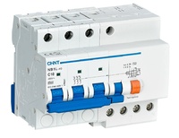 Int.combinado 4P/7Mod. 10A C 30mA clase AC 10kA