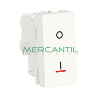 Interruptor Bipolar con Luminoso 16A 1 Modulo New Unica SCHNEIDER ELECTRIC