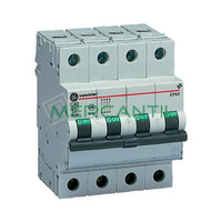 Interruptor Magnetotermico 4P 10A EP60 Sector Residencial-Terciario GENERAL ELECTRIC