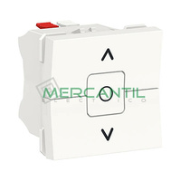 Interruptor de Persianas 6A 2 Modulos New Unica SCHNEIDER ELECTRIC