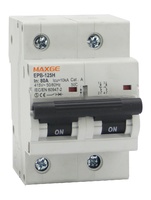 Interruptor magnetotermico EPB125H Alpha+. 2 P, 125A, curva C. 10kA