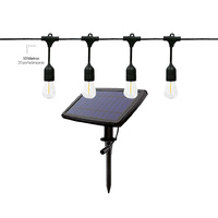 Kit guirnalda decorativa solar Helem 10M 20 portalamparas IP44